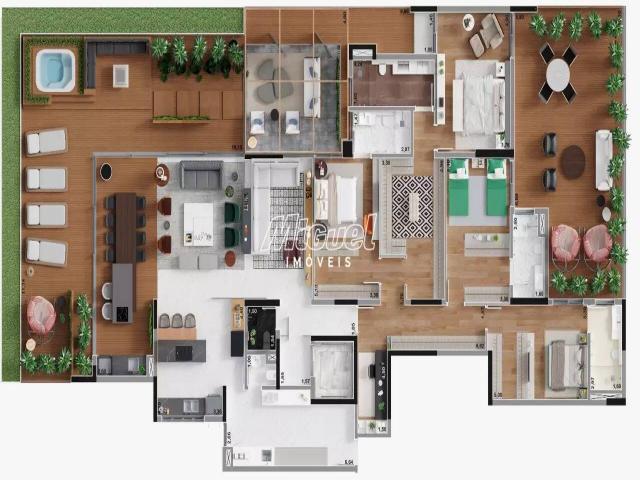#731 - Apartamento Alto Padrão para Venda em Piracicaba - SP