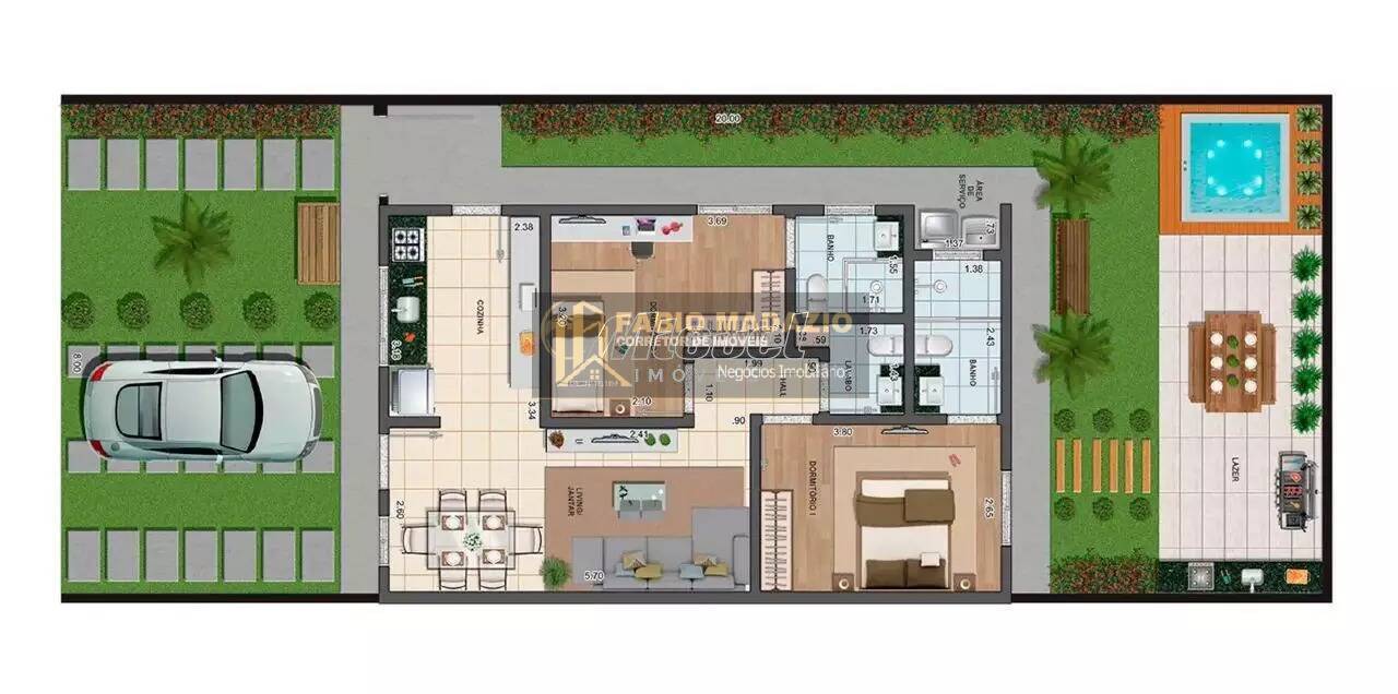 Casa à venda com 2 quartos, 62m² - Foto 5